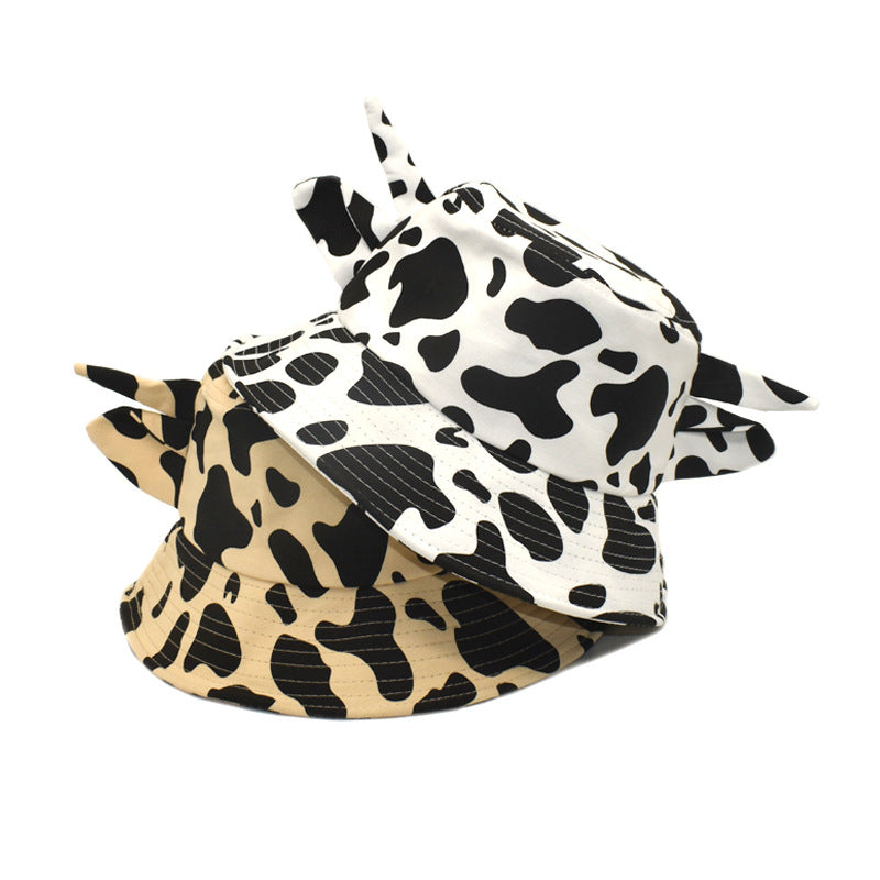 Sombrero de cubo de vaca de bocina de poliéster al por mayor